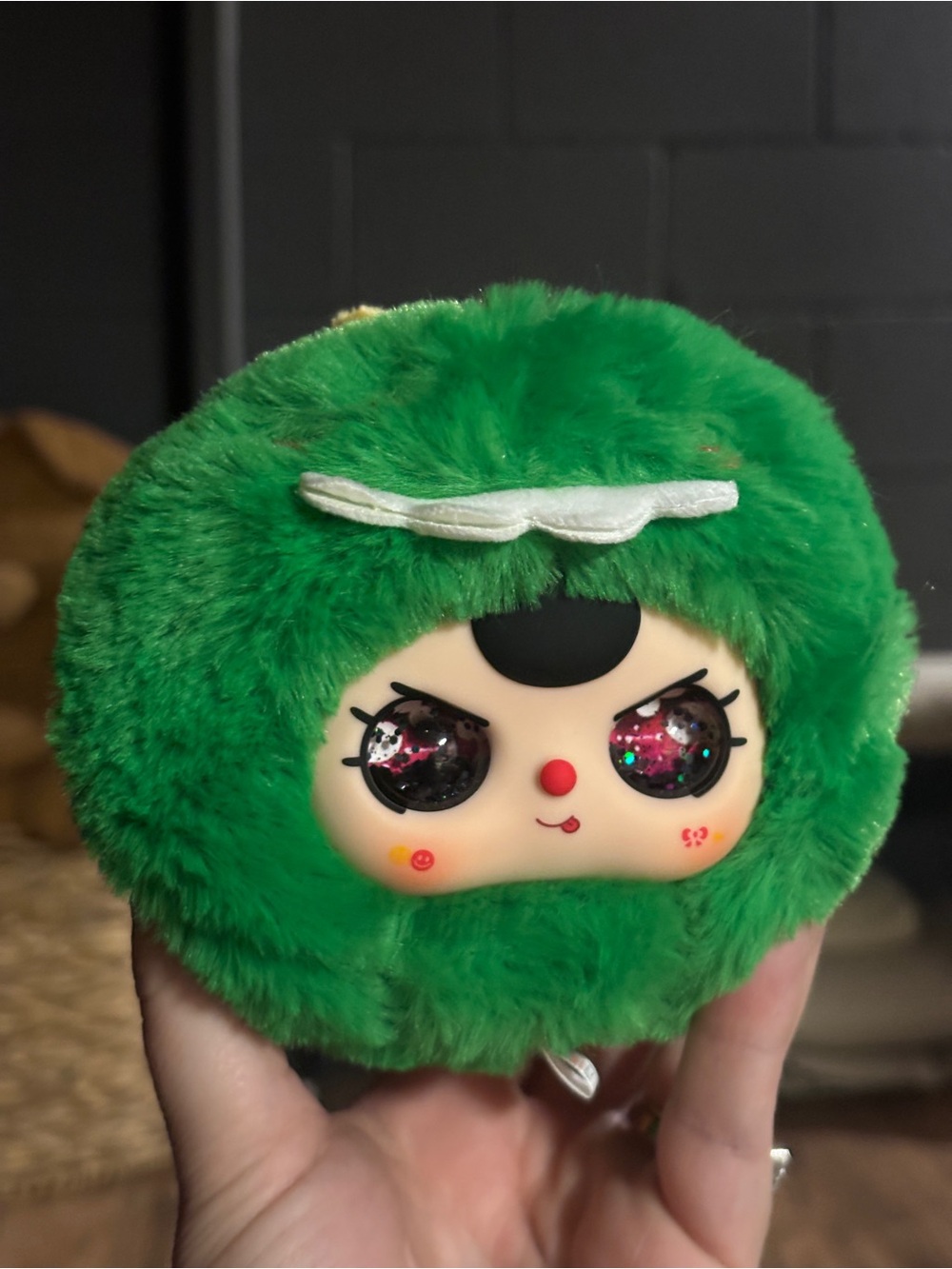 Baby Three Animal Head Dragon glitter Eyes